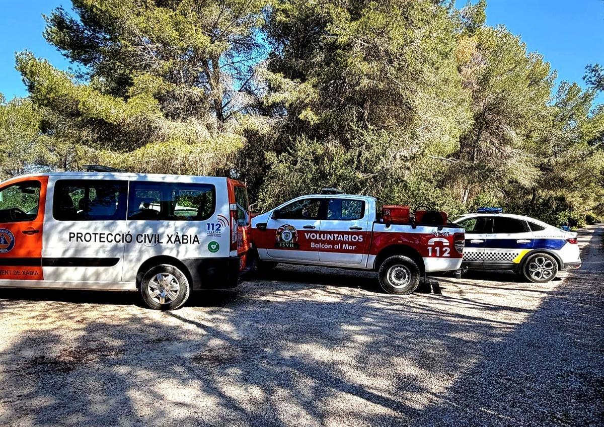 Protección Civil y Voluntarios de Balcón al Mar refuerzan la vigilancia contra incendios en Xàbia durante Semana Santa