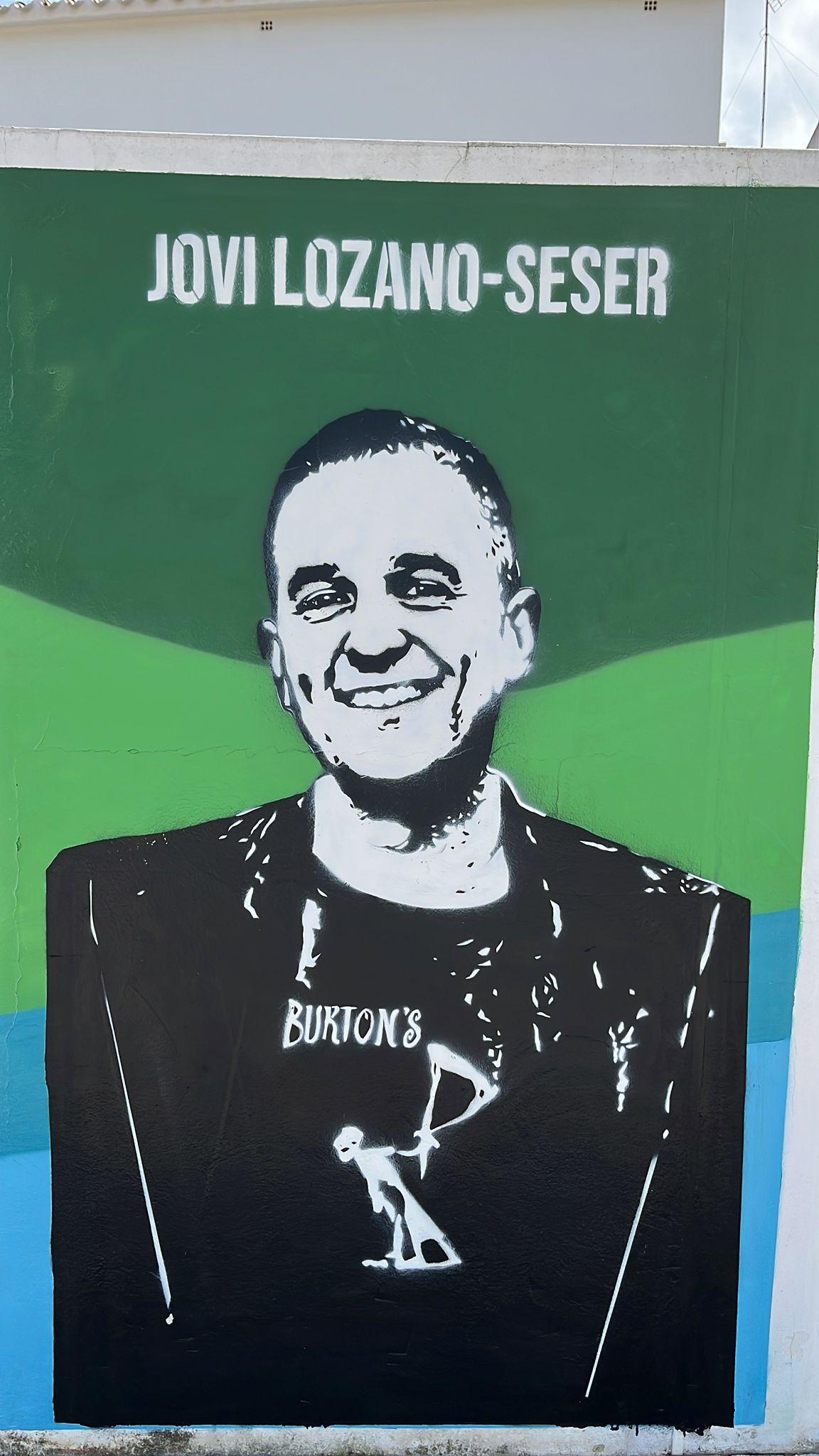 Ondara amplia el seu mural literari i converteix Jovi Lozano-Seser en protagonista del carrer Ondara amplia el seu mural literari i converteix Jovi Lozano-Seser en protagonista del carrer