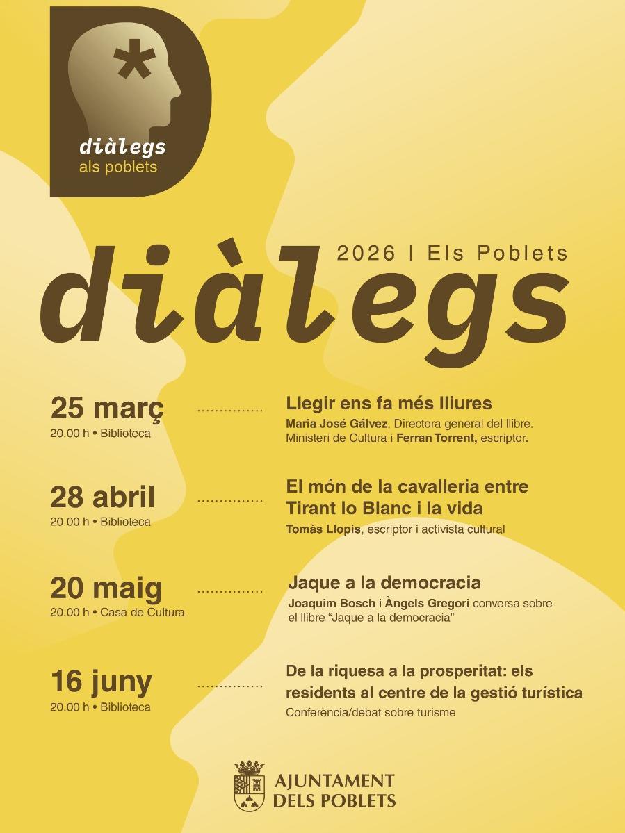 Tomàs Llopis dona veu a “Diàlegs” a Els Poblets amb una reflexió sobre la cavalleria i la societat actual Tomàs Llopis dona veu a “Diàlegs” a Els Poblets amb una reflexió sobre la cavalleria i la societat actual