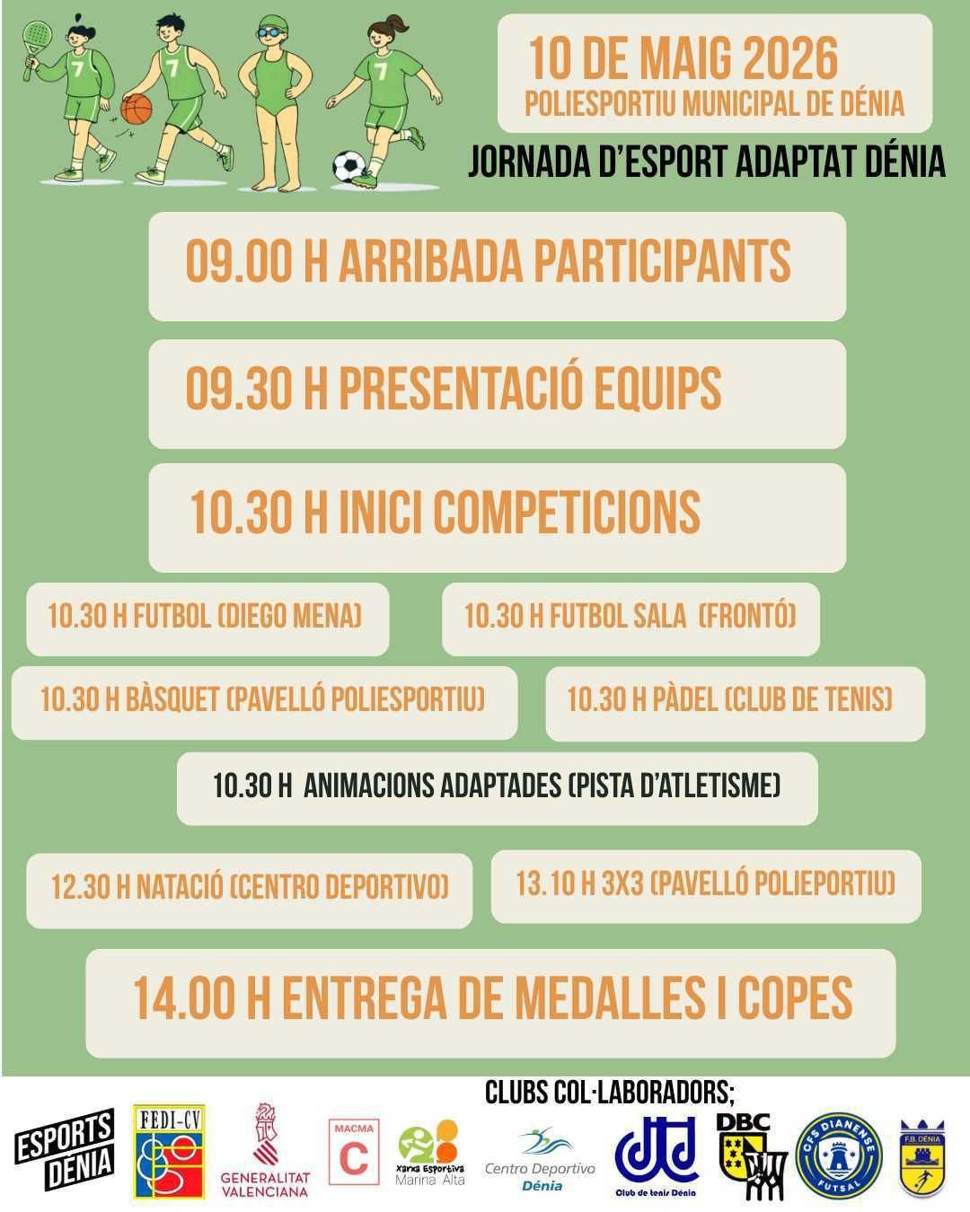 Dénia acogerá el domingo Onadaland, una gran jornada de deporte adaptado centrada en la inclusión