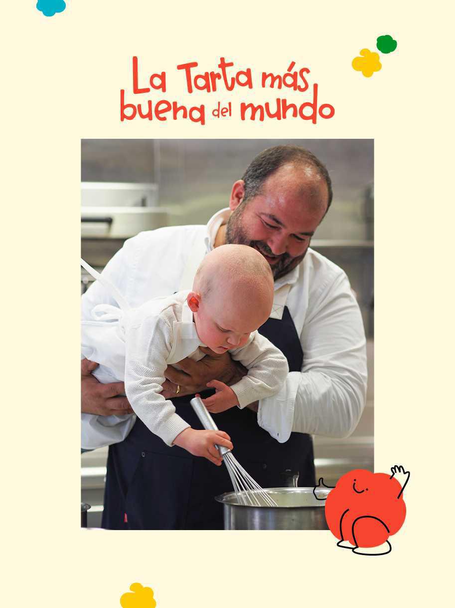 Luca ya tiene la Tarta Más Buena del Mundo, una dulce iniciativa de Verdú con sabor solidario