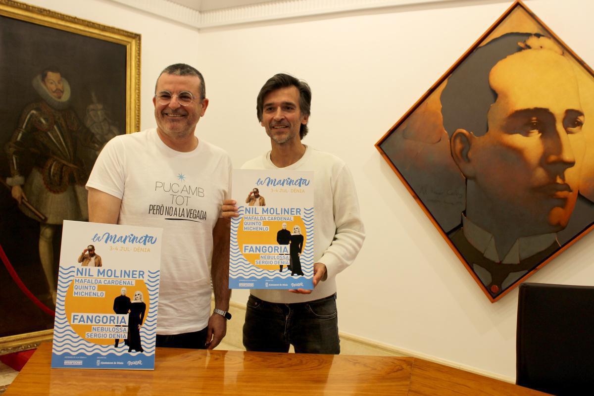 Fangoria, Nebulossa y Nil Moliner encabezan el nuevo festival La Marineta en la Festa Major de Dénia Fangoria, Nebulossa y Nil Moliner encabezan el nuevo festival La Marineta en la Festa Major de Dénia