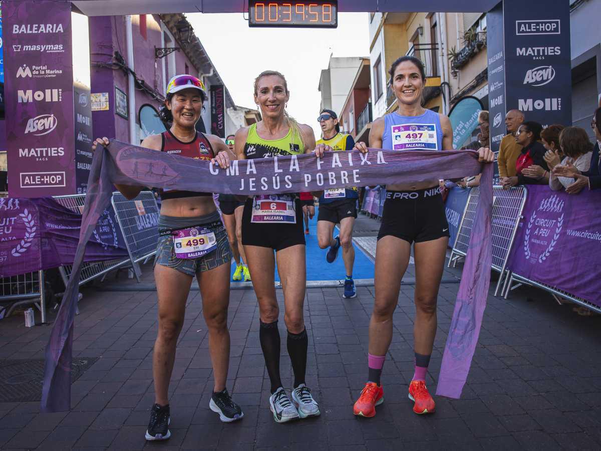 El Circuit a Peu Marina Alta vive en Jesús Pobre una jornada de alto nivel con triunfos de Fran López y M. Isabel Ferrer