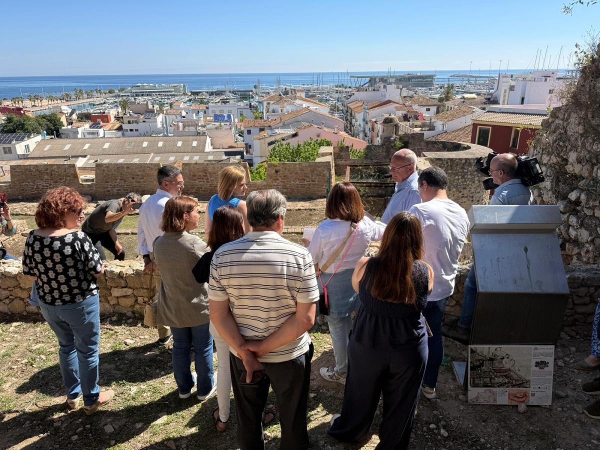 El gobierno financia la restauración del Verger Baix del Castillo de Dénia con más de 600.000 €