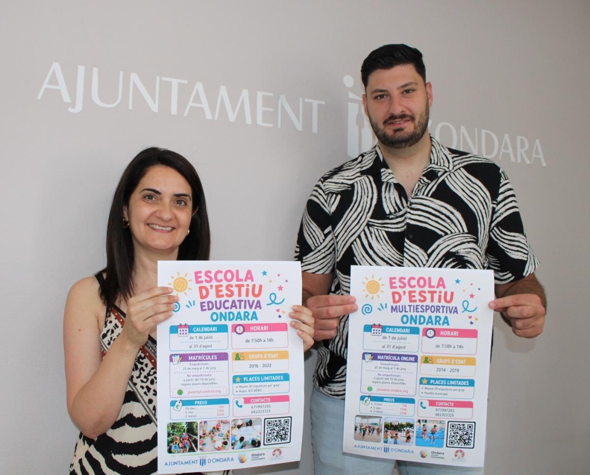 Ondara obri les inscripcions de les Escoles d’estiu amb activitats educatives i esportives