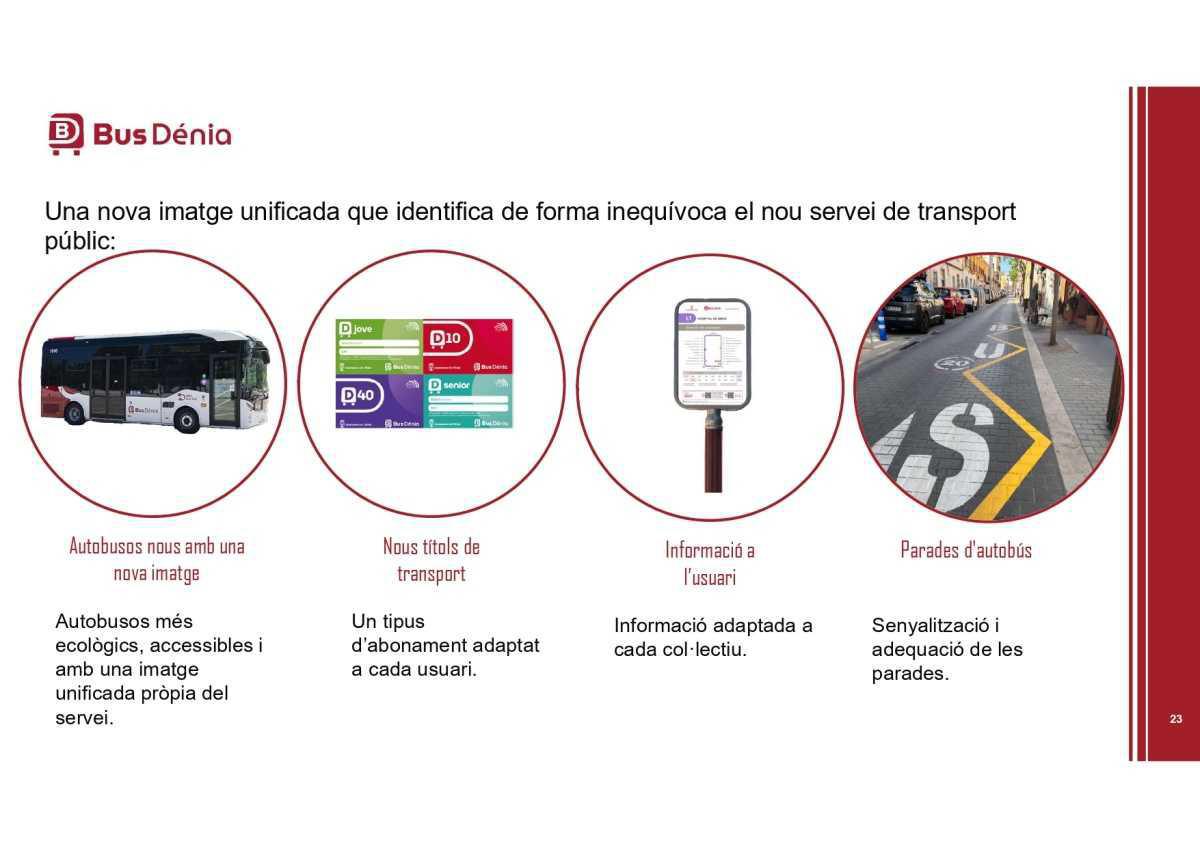Dénia contará con más autobuses, con mayor cobertura de zonas y horaria 