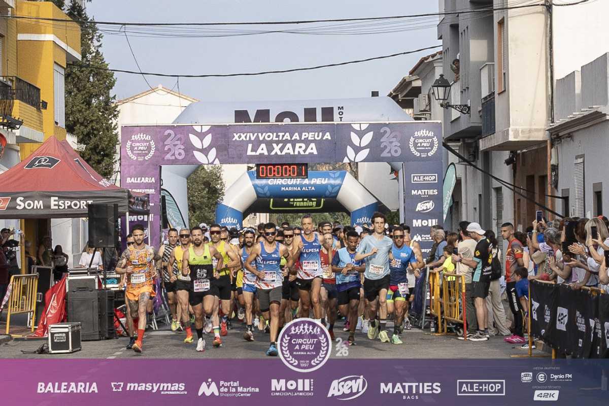 Hicham Anfalous y Patricia Porter inauguran palmarés en el Circuit a Peu de La Xara