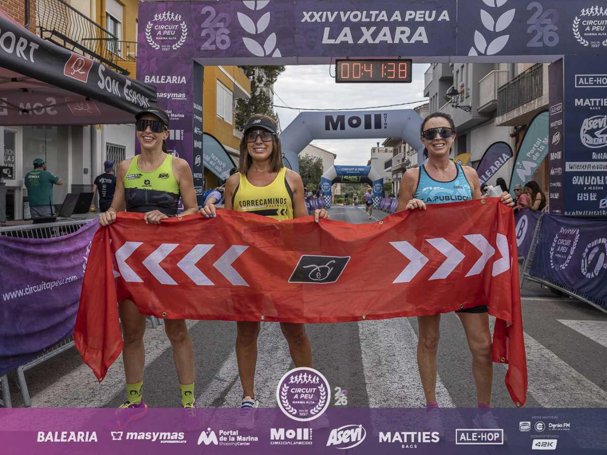 Hicham Anfalous y Patricia Porter inauguran palmarés en el Circuit a Peu de La Xara