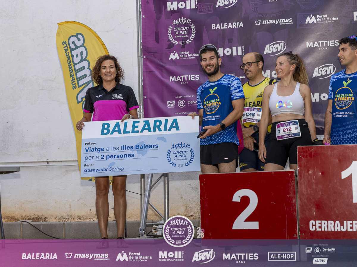 Hicham Anfalous y Patricia Porter inauguran palmarés en el Circuit a Peu de La Xara Hicham Anfalous y Patricia Porter inauguran palmarés en el Circuit a Peu de La Xara