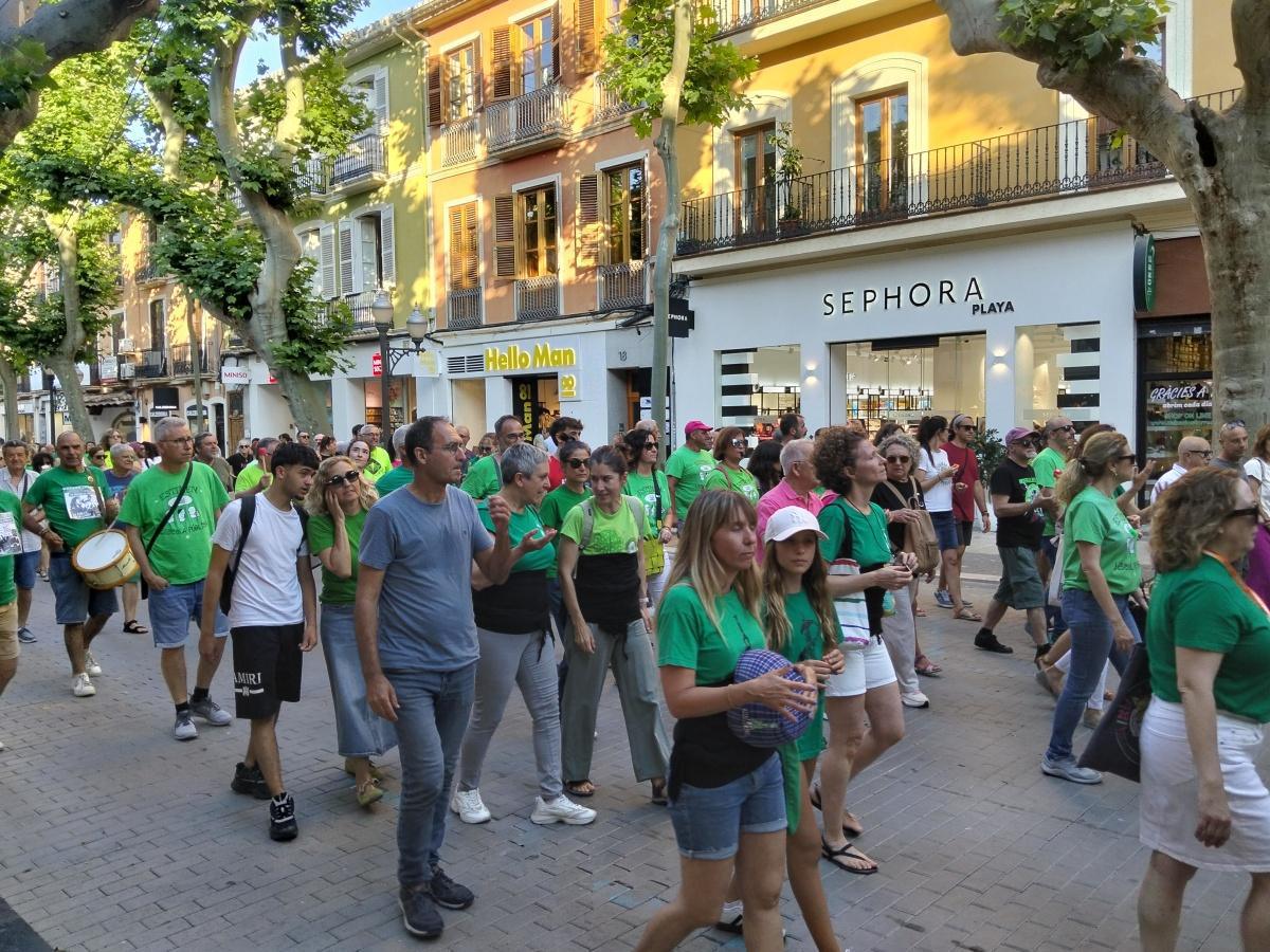 Segunda movilización en Dénia: la educación pública vuelve a salir a la calle