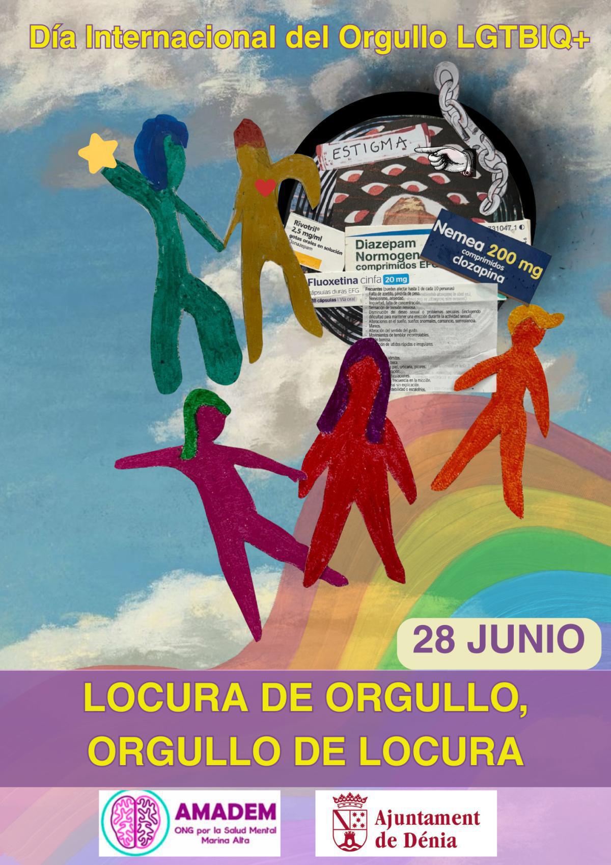 “Locura de orgullo, orgullo de locura”: una llamada contra los estigmas que arranca hoy en Dénia “Locura de orgullo, orgullo de locura”: una llamada contra los estigmas que arranca hoy en Dénia