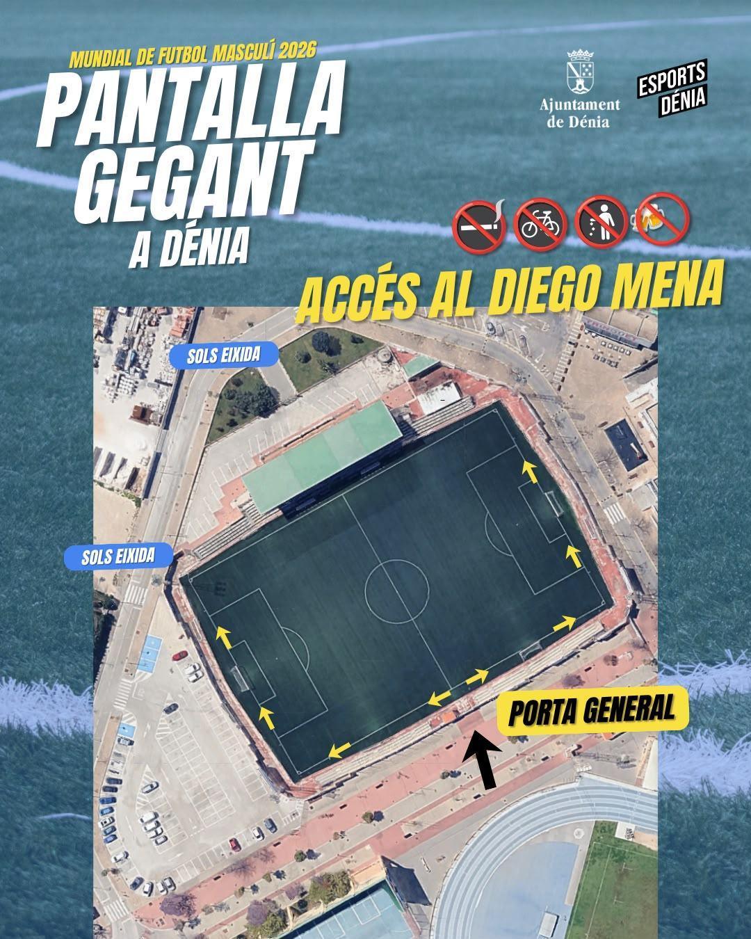 La final del Mundial entre España y Argentina se vivirá en pantalla gigante en Dénia