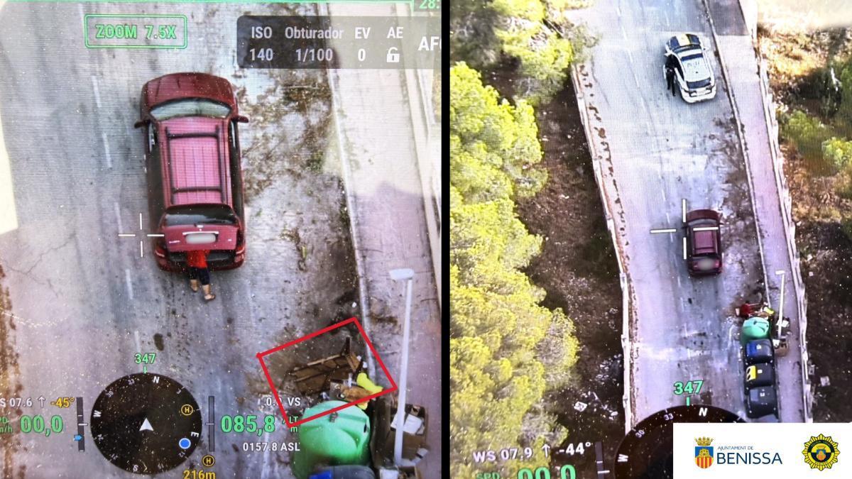 La Policía Local de Benissa refuerza la vigilancia con drones contra los vertidos ilegales, prevenir incendios y mejorar la seguridad La Policía Local de Benissa refuerza la vigilancia con drones contra los vertidos ilegales, prevenir incendios y mejorar la seguridad
