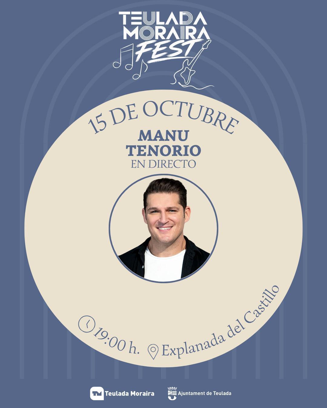 El otoño suena en Teulada Moraira con diez conciertos y Manu Tenorio como cierre