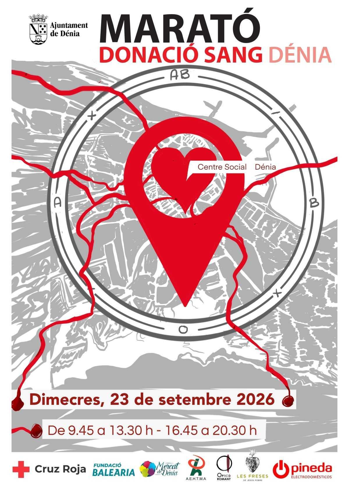 Dénia vuelve a llamar a la solidaridad con una nueva edición del Maratón de Donación de Sangre
