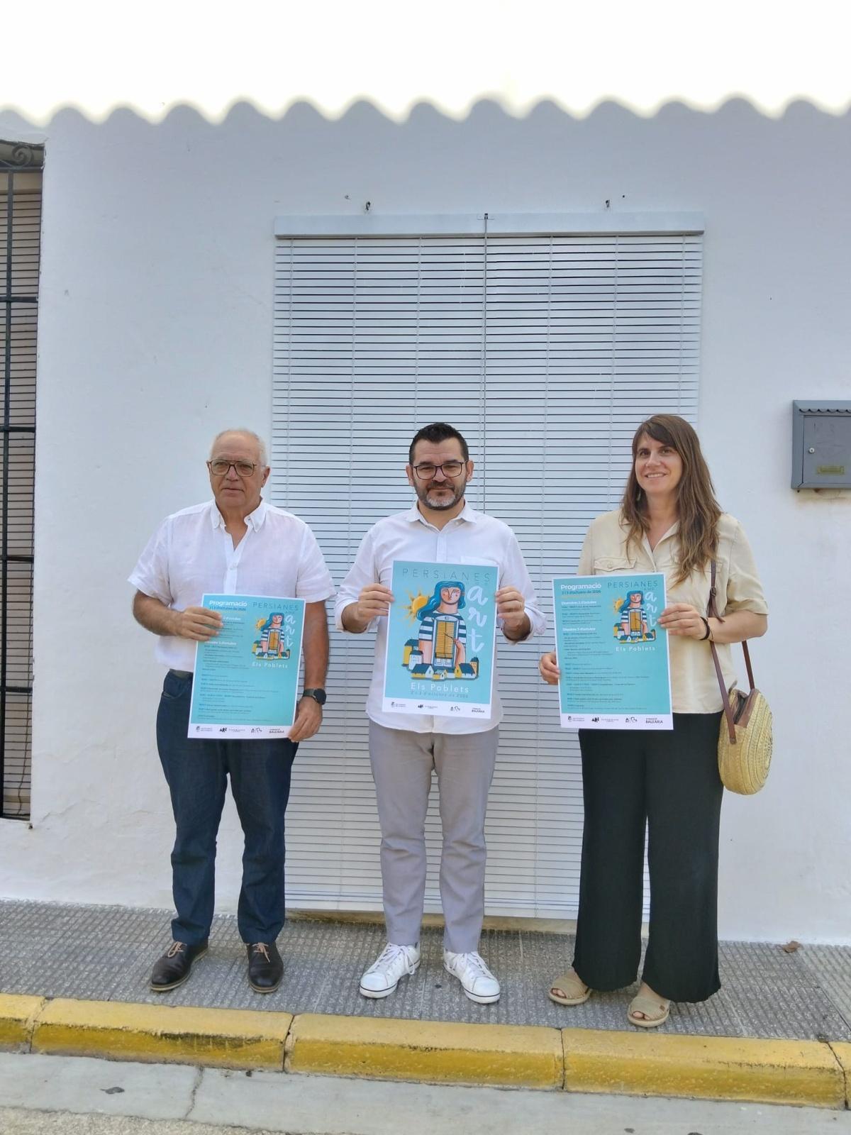 Els Poblets pinta de nou la seua identitat amb ‘Persianes amb art’