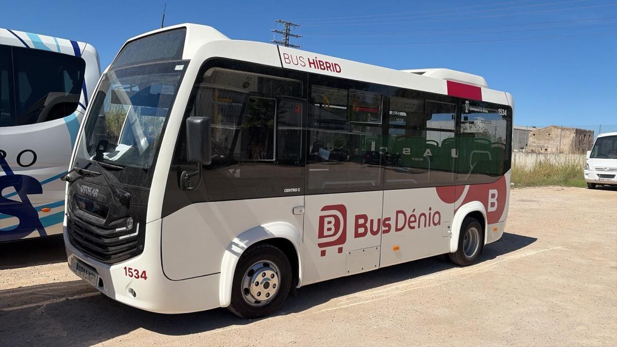 Dénia estrena siete autobuses híbridos y eléctricos para renovar BusDenia