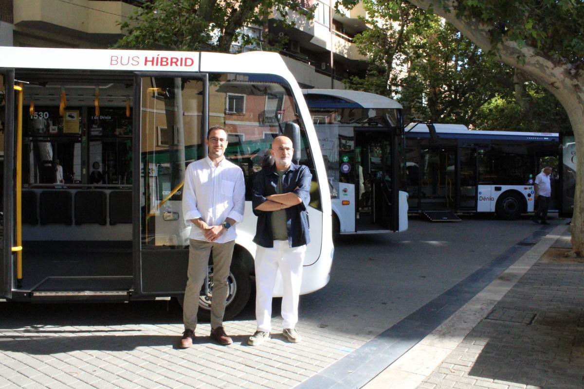 Dénia estrena siete autobuses híbridos y eléctricos para renovar BusDenia