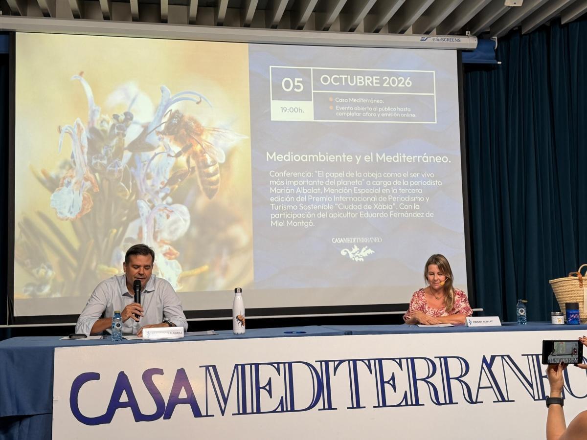 Las abejas toman la palabra en Casa Mediterráneo de la mano de Miel Montgó y Vistanova TV