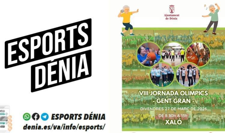 Continúen obertes les incripcions a Dénia de VIII Jornada Olímpics de Xaló, les olimpíades comarcals per a persones majors