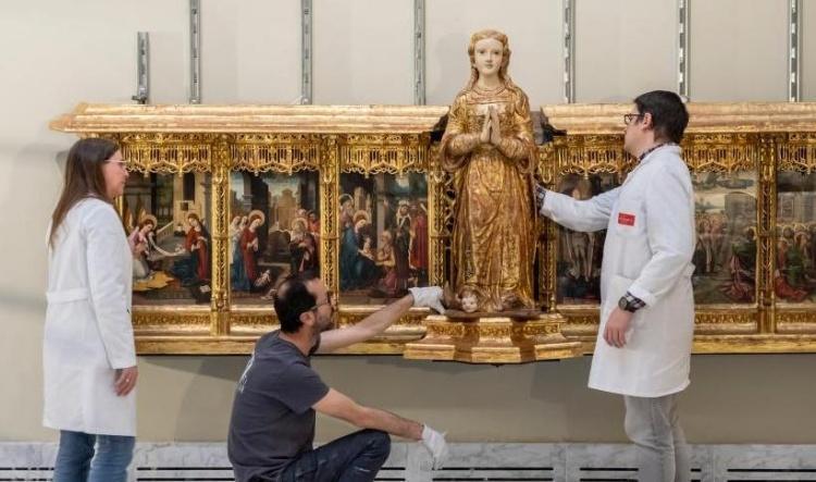El Museo de Bellas Artes de València renueva su sala de pintura medieval y avanza en la remodelación de su colección permanente