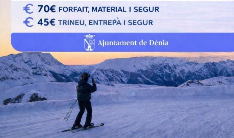 Juventud Dénia programa una salida a la nieve en Valdelinares para el 21 de marzo
