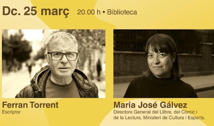 Els Poblets enceta “Diàlegs” amb Ferran Torrent i M. José Gálvez