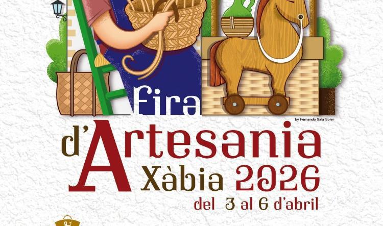 Programación Feria Artesanía Xàbia del 3 al 6 abril