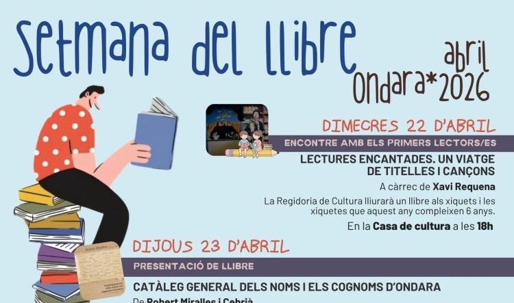 Ondara es bolca amb els llibres: un mes per llegir, compartir i fer cultura al carrer