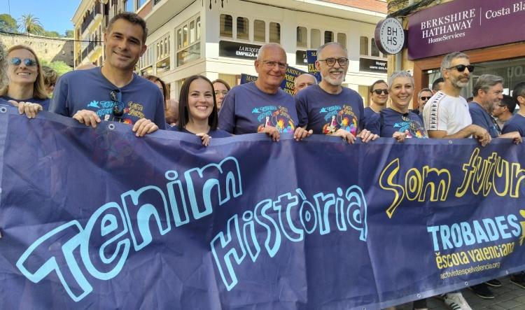 Dénia ompli els carrers de cultura i reivindicació en la Trobada d’Escoles en Valencià