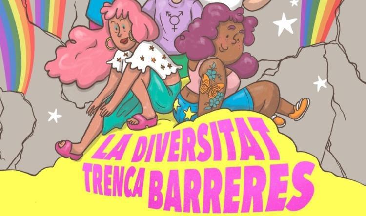 Dénia levanta la voz por la diversidad con una campaña que “rompe barreras” contra la LGTBIfobia