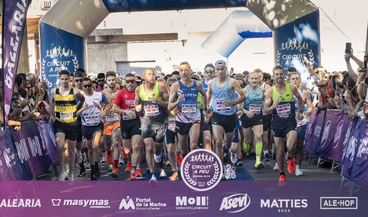 M. Isabel Ferrer i Fran López s’imposen en una multitudinària XXV Cursa Popular d’Ondara