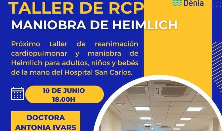 Marina Dénia acogerá un nuevo taller gratuito de RCP el próximo 10 de junio