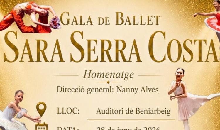 La memòria de Sara Serra Costa inspira una gala de dansa amb finalitat solidària a Beniarbeig