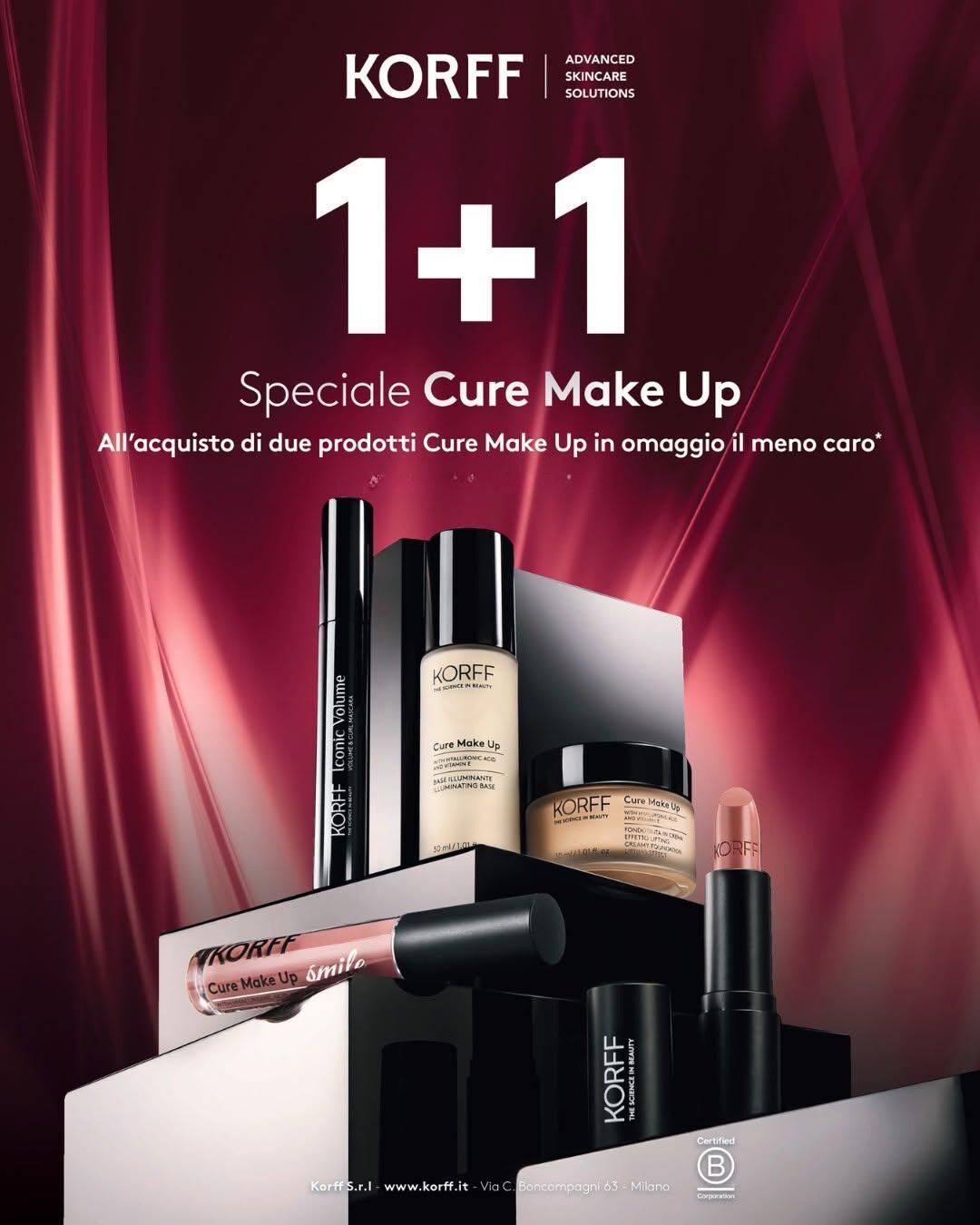 Promo Korff make-up 1+1 Promo Korff make-up 1+1