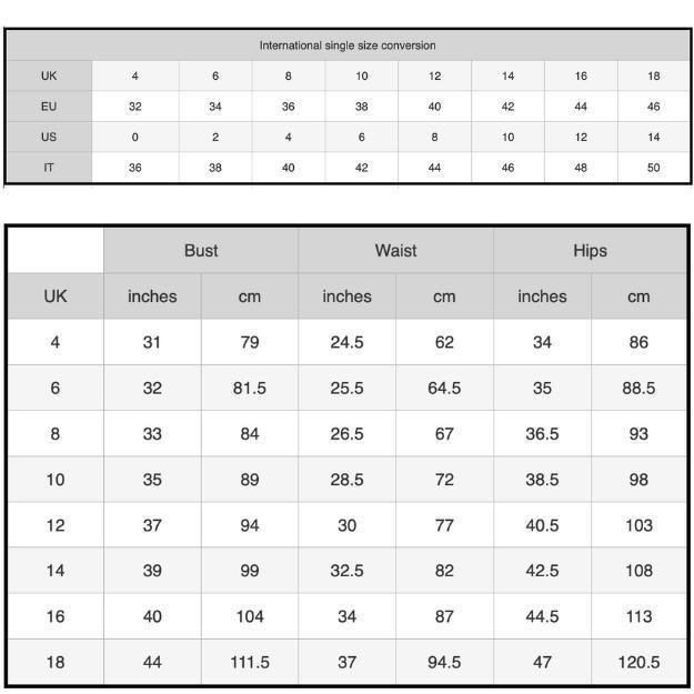 Size Guide – Italian Women's Fashion Sizing | Style2Fetch Size Guide – Italian Women's Fashion Sizing | Style2Fetch