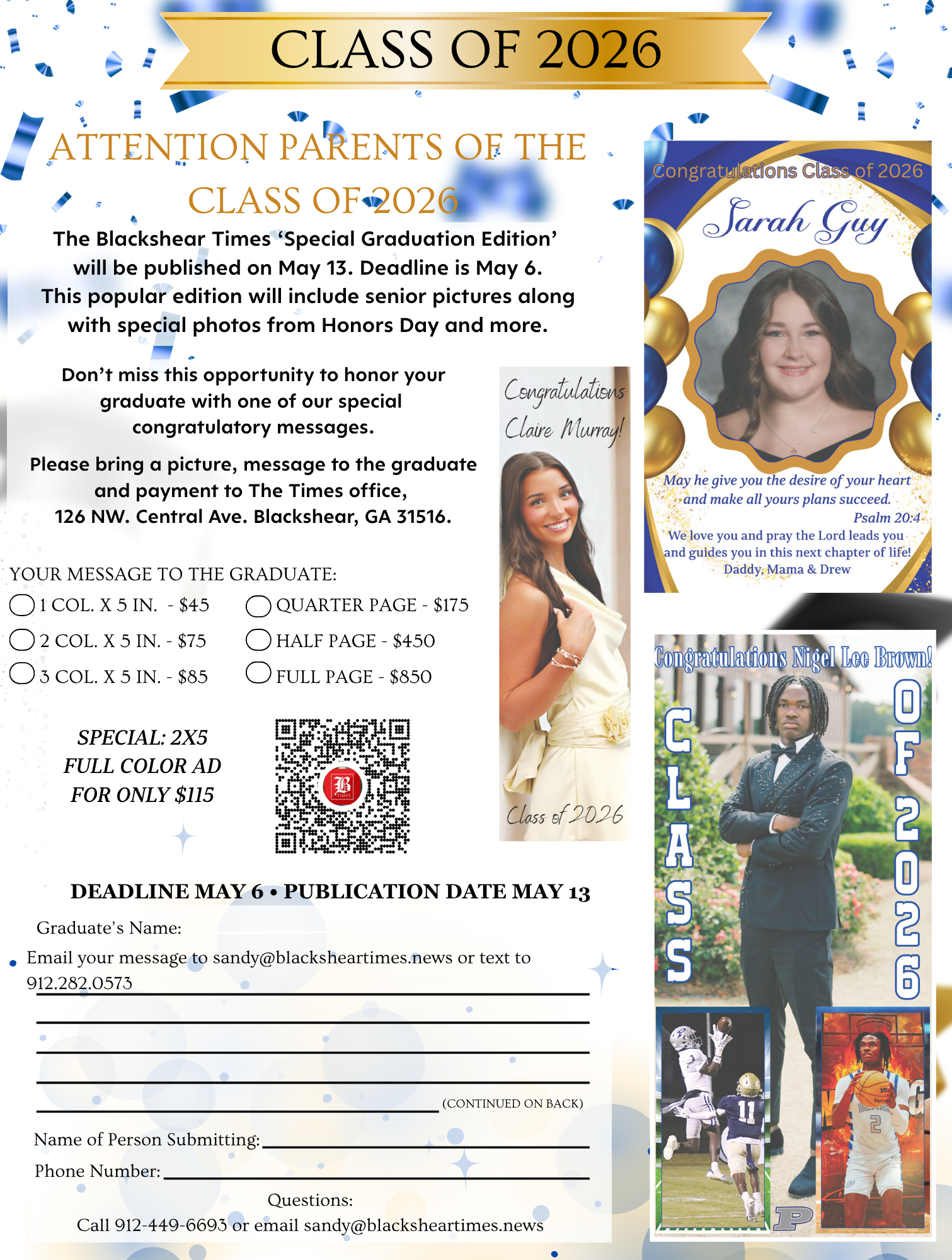 PCHS Graduation is right around the corner!