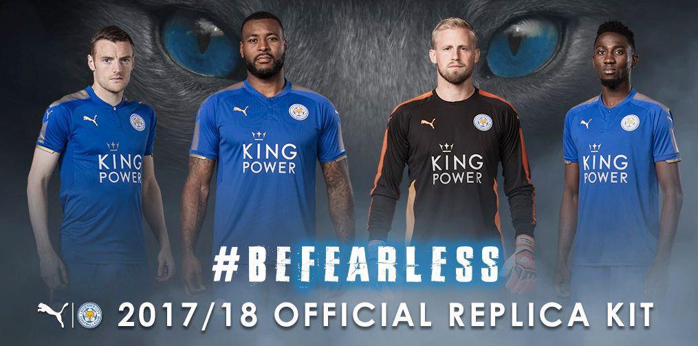 Leceister dévoile son maillot domicile saison 2017-2018