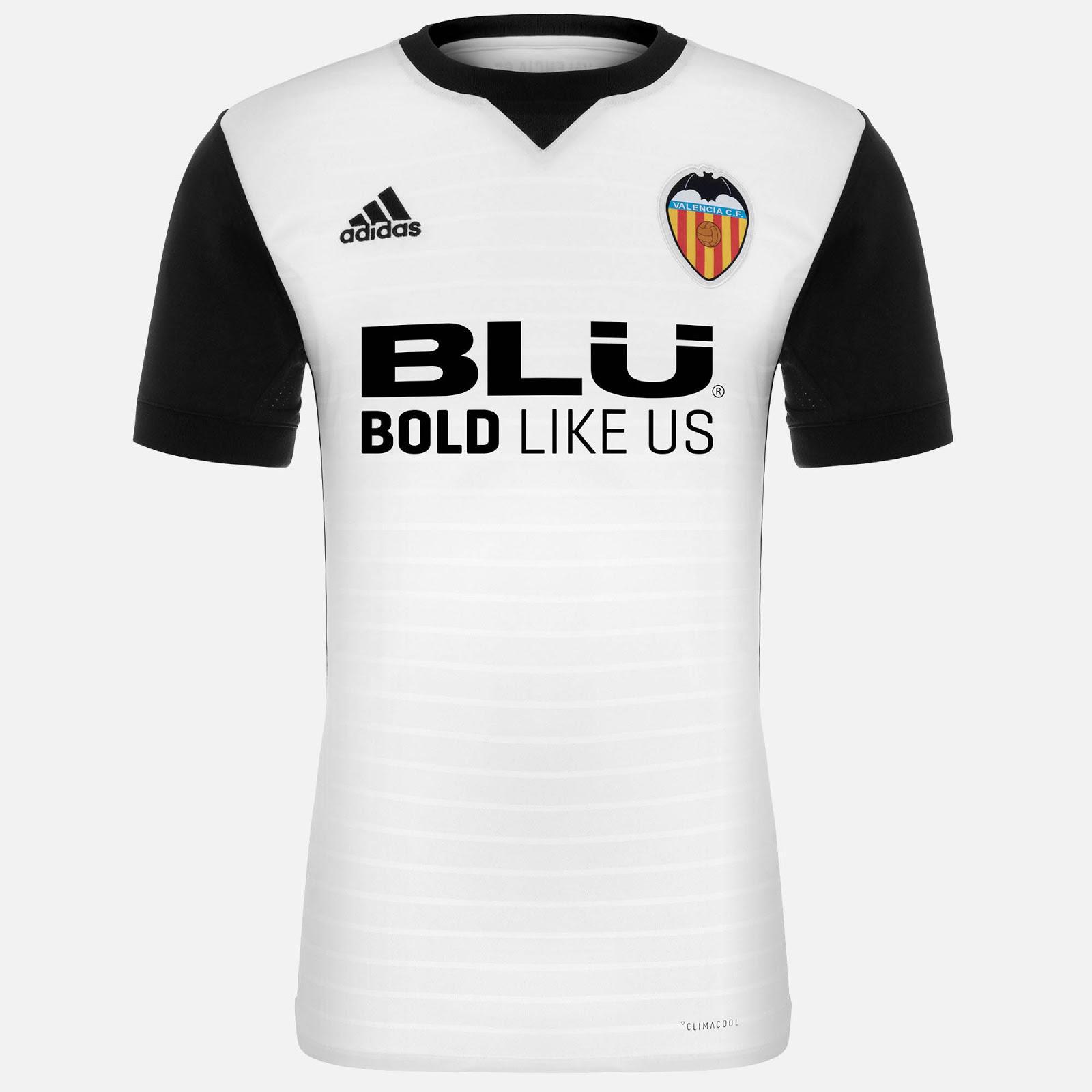 Maillot domicile du FC Valence, saison 2017/2018