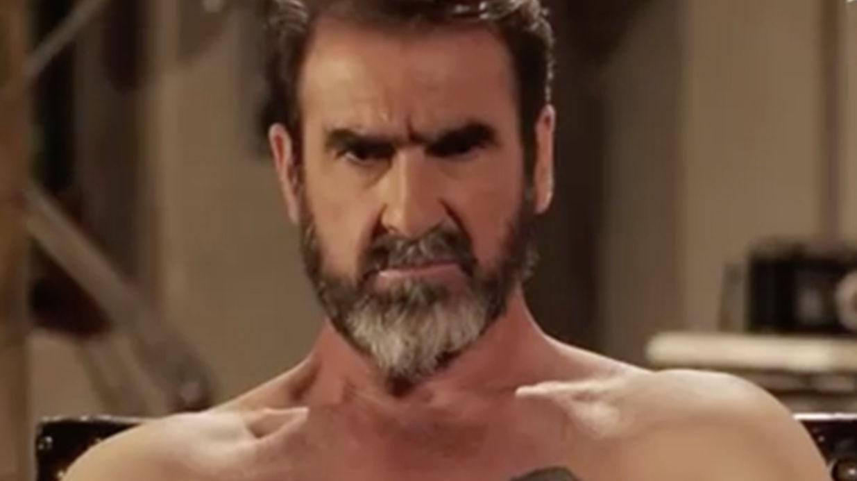 Cantona tacle violemment Deschamps