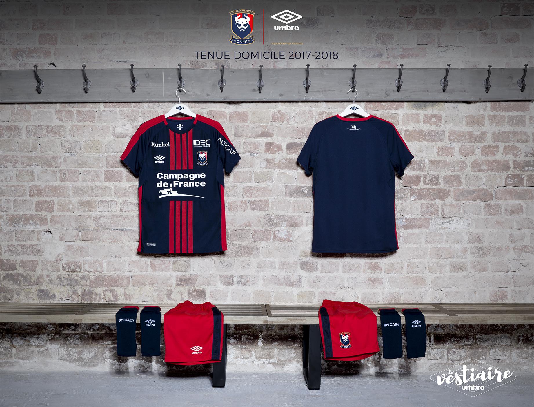 Umbro dévoile le maillot du SM Caen saison 2017/2018