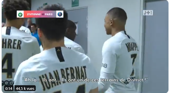 ASSE - PSG : Mbappé compare la pelouse de Geoffroy-Guichard à celle d'un club de district