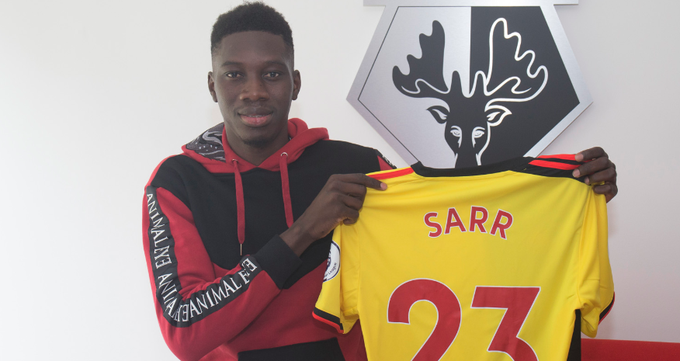 Ismaila Sarr - Crédit : Compte Twitter de Watford