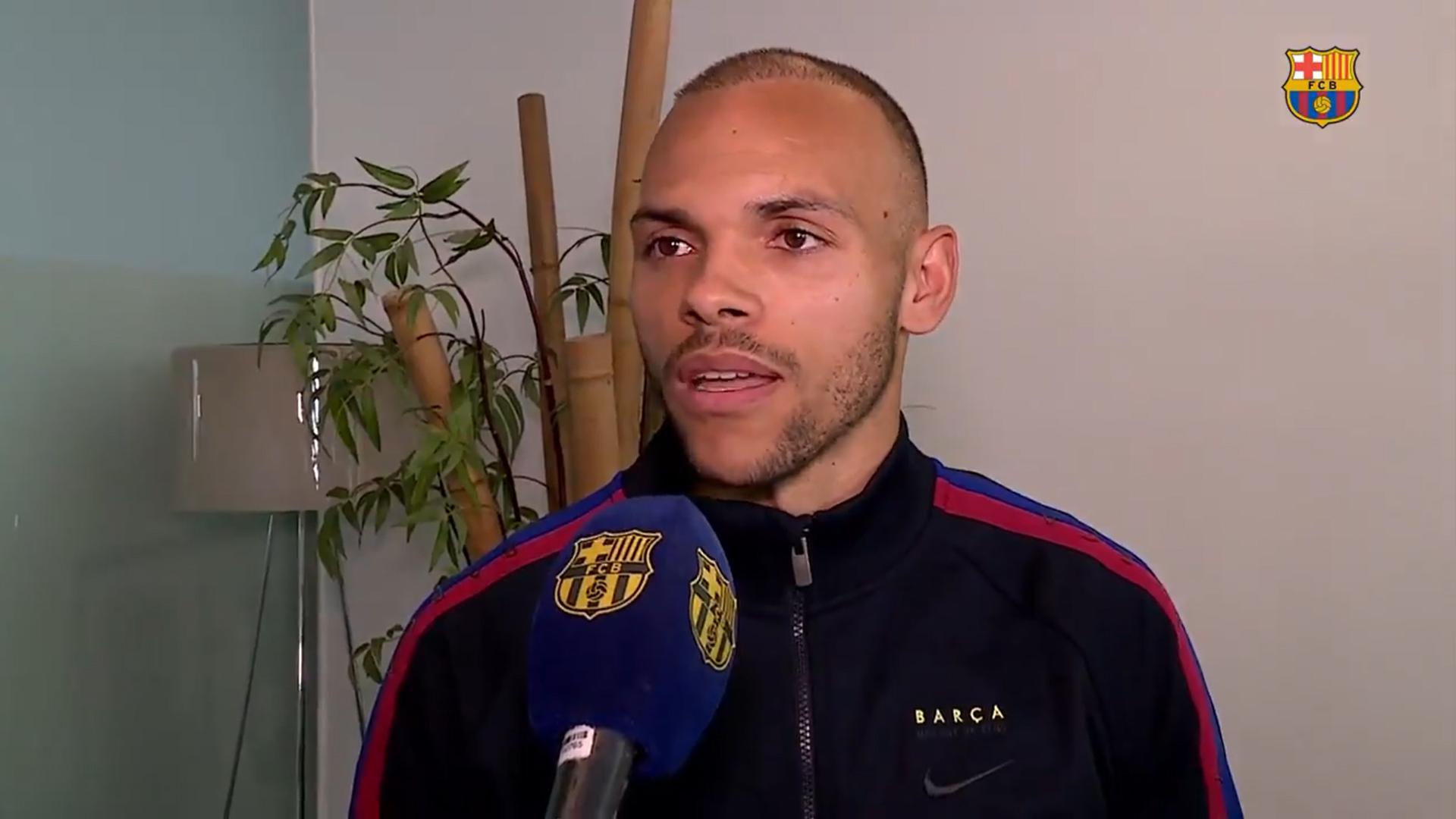 Barça - FC Barcelone : Martin Braithwaite