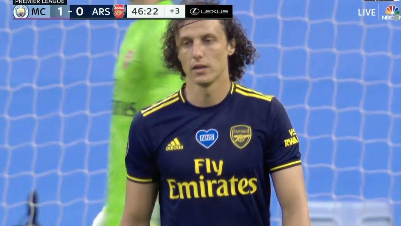 Arsenal : David Luiz, une soirée cauchemardesque face à Manchester City