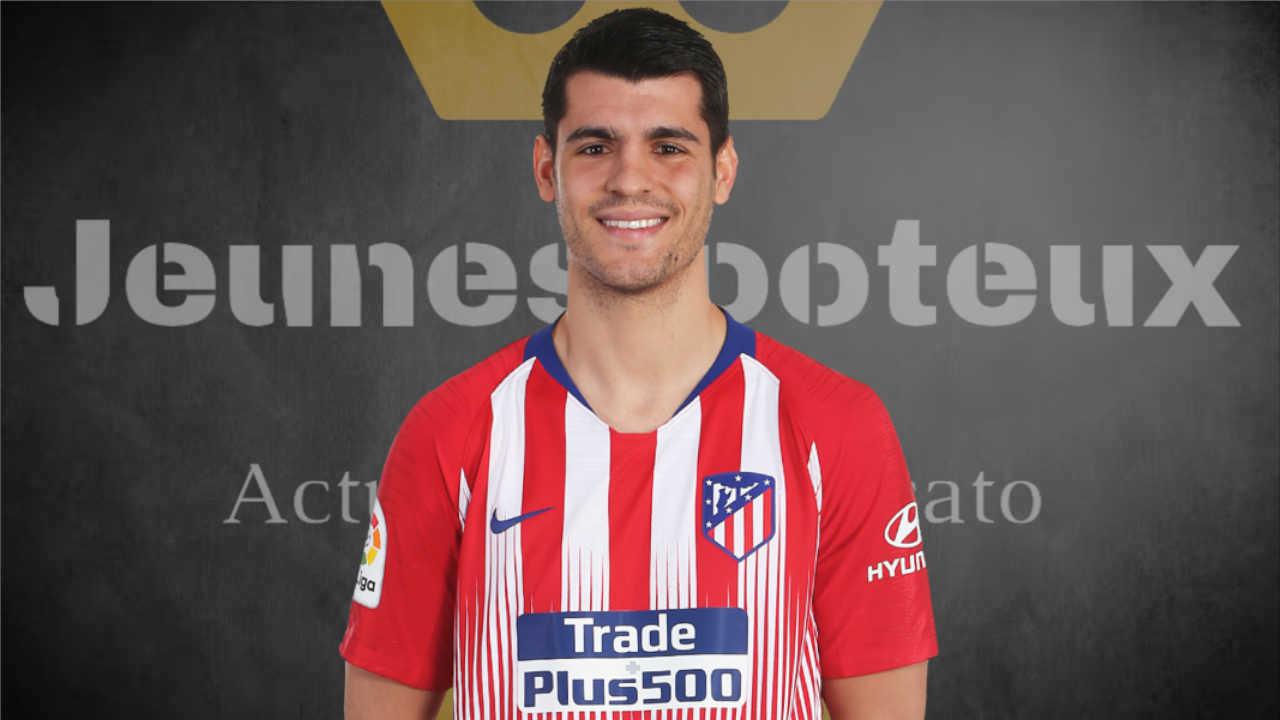 Alvaro Morata, attaquant de l'Atlético de Madrid