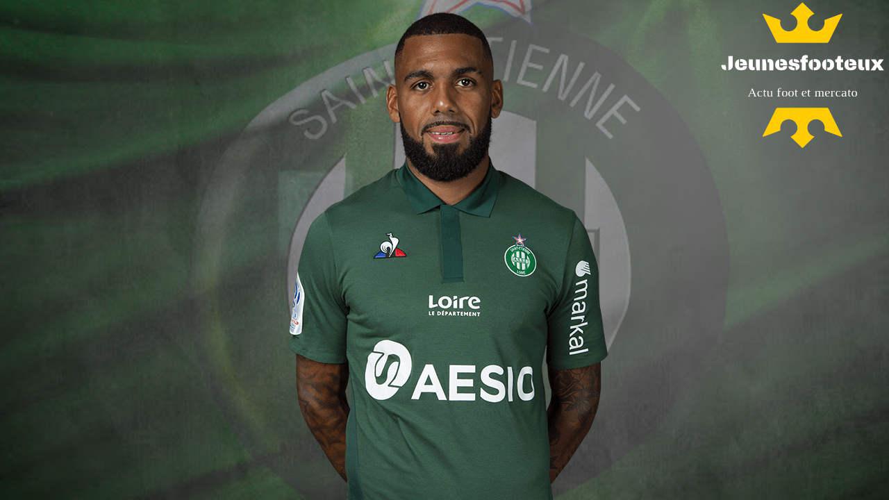 Yann M'Vila, milieu de terrain de l'AS Saint-Etienne