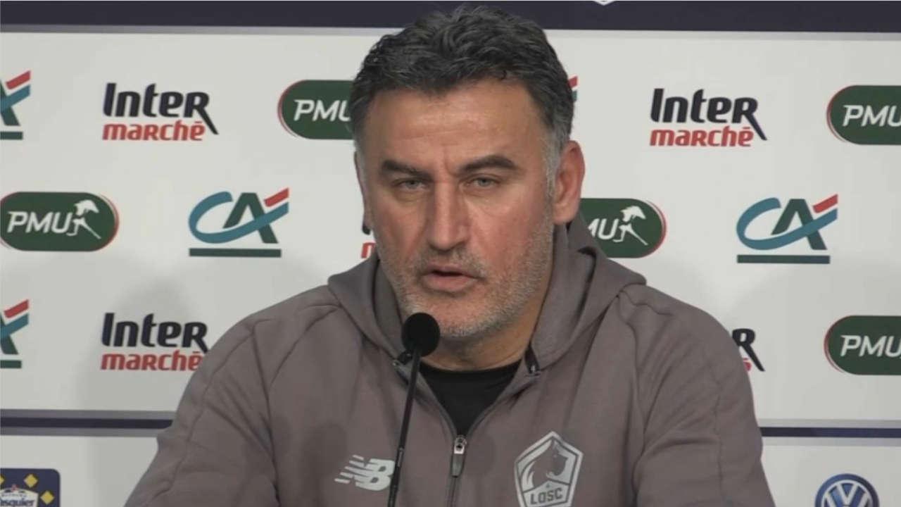 Christophe Galtier, entraîneur du LOSC