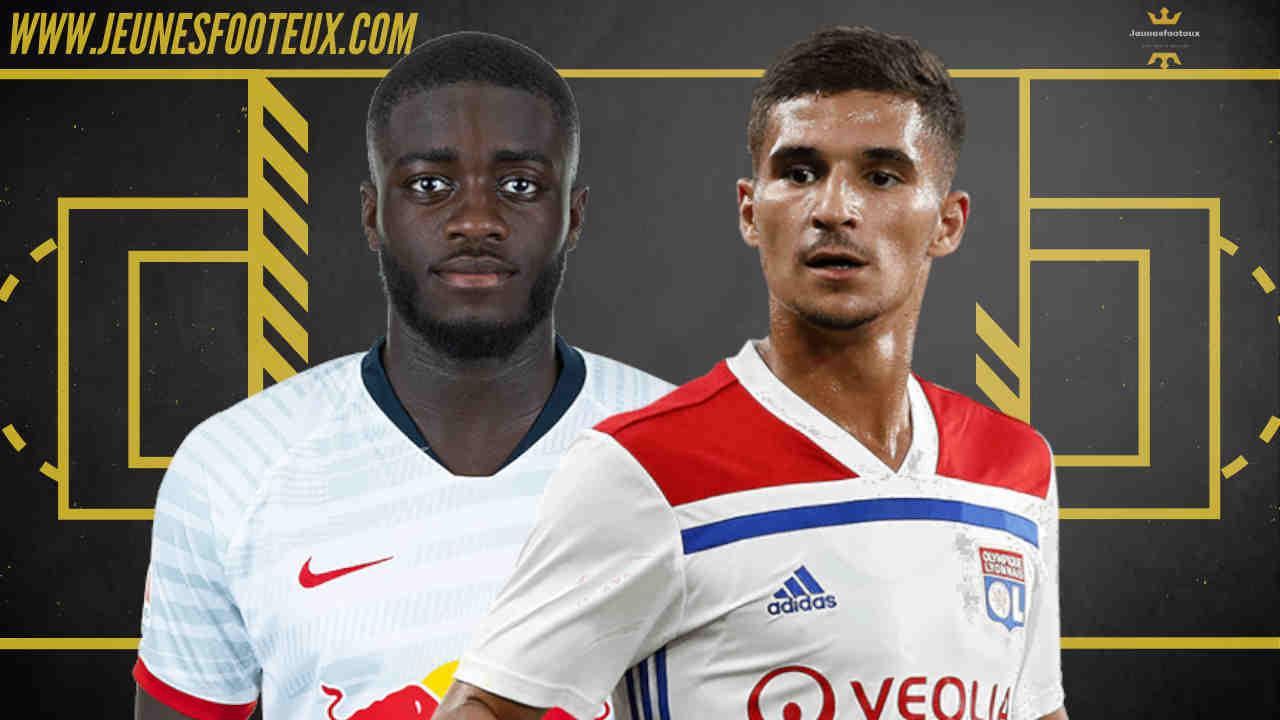 Dayot Upamecano et Houssem Aouar