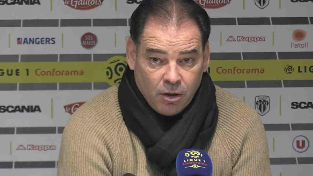 Lens-Angers : Stéphane Moulin et les Sang et Or.